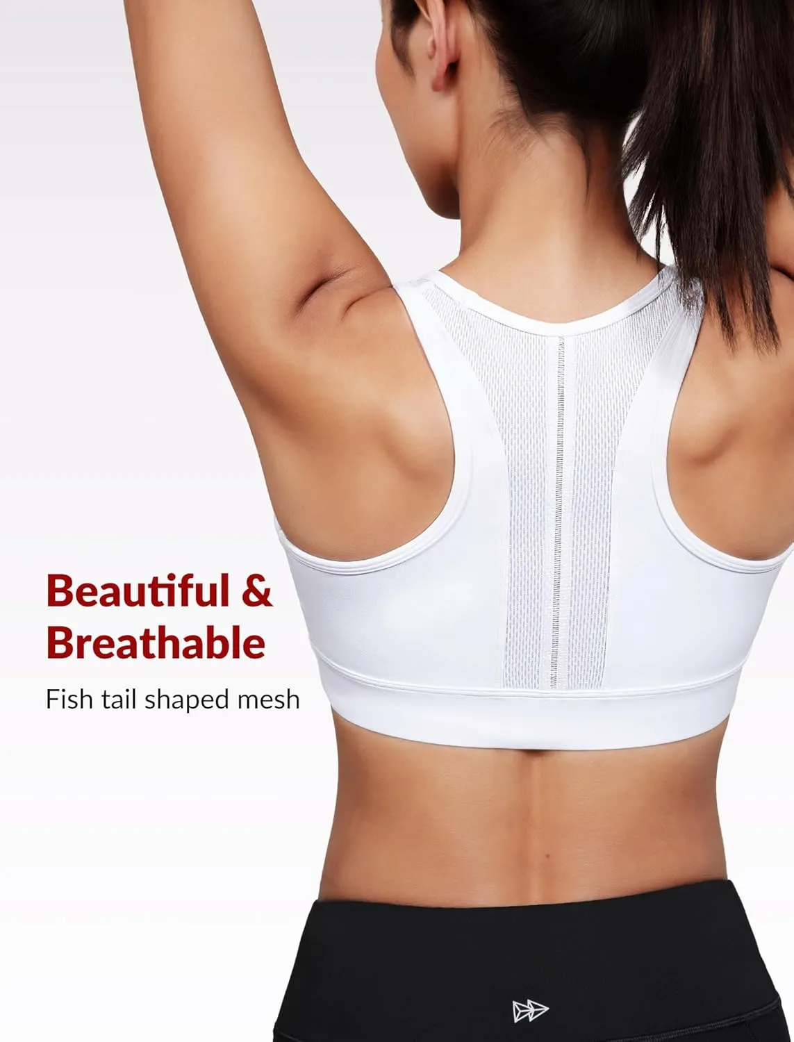 Yvette Yoga Bras Carving Series Racerback Sports Bras for Women Breathable and Soft Low Impact Workout Tops
