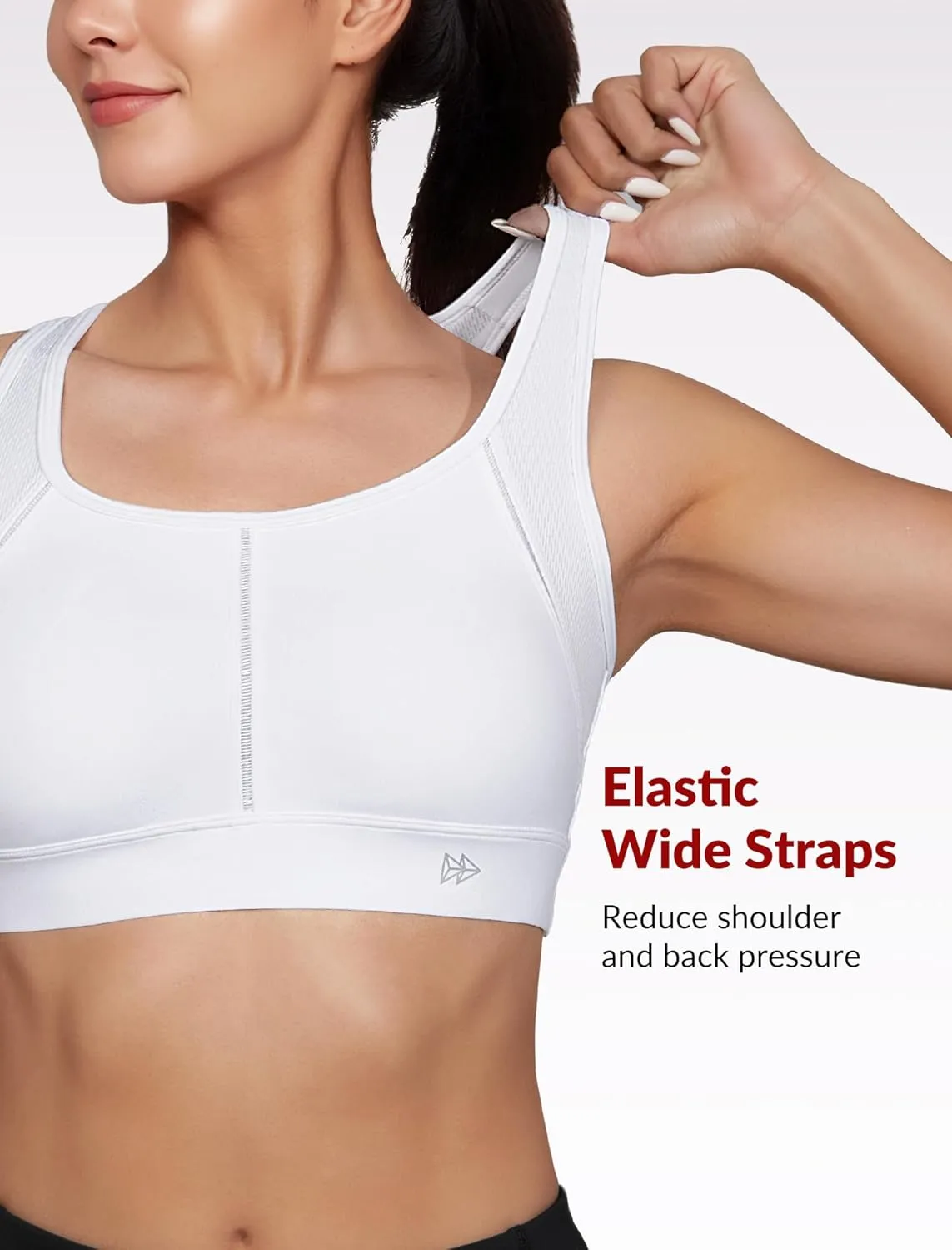 Yvette Yoga Bras Carving Series Racerback Sports Bras for Women Breathable and Soft Low Impact Workout Tops