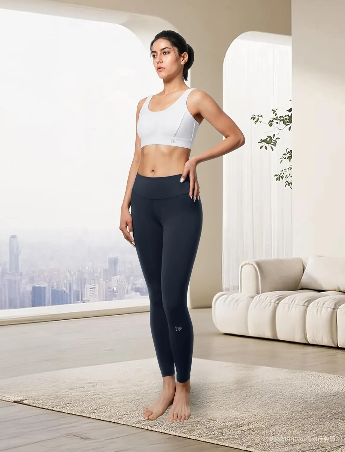 Yvette Yoga Bras Carving Series Racerback Sports Bras for Women Breathable and Soft Low Impact Workout Tops